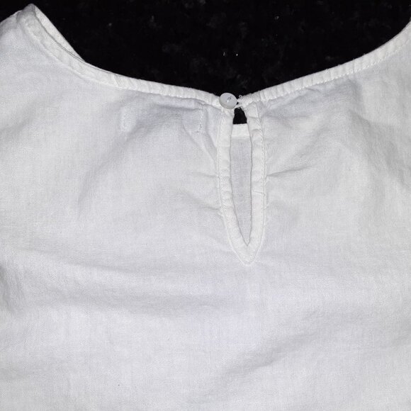 Lg Linen Top * Counterparts Sz 14 Capris, Blck & White Pinstripe * Pull-on - Picture 9 of 11